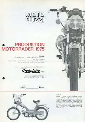 Moto Guzzi Programm 1975