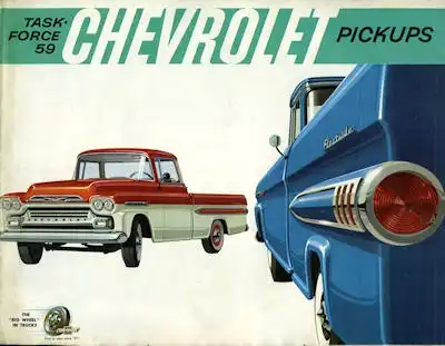 Chevrolet Pickups Prospekt 1959