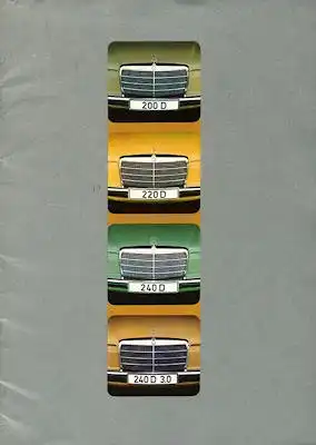 Mercedes-Benz 200D-240D 3.0 Prospekt 6.1974