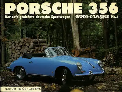 Porsche 356 Broschüre 1980er Jahre