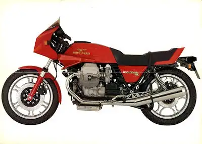 Moto Guzzi LeMans III brochure ca. 1984