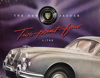 Jaguar 2.4 ( Mark 1) Prospekt 1955