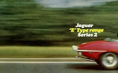 Jaguar E Type Serie 2 Prospekt 8.1970 e