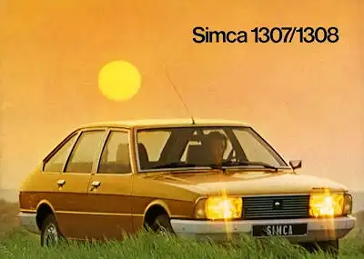 Simca 1307 1308 Prospekt 6.1976