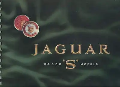 Jaguar S Type 3,4 + 3,8 Prospekt 1963