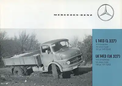 Mercedes-Benz L LK 1413 Prospekt 7.1963
