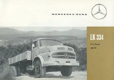 Mercedes-Benz LK 334 Prospekt 1962