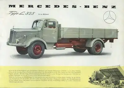 Mercedes-Benz L 325 Prospekt 6.1954