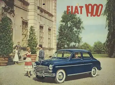 Fiat 1900 Prospekt ca. 1952