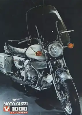 Moto Guzzi V 1000 I-Convert Prospekt ca. 1975