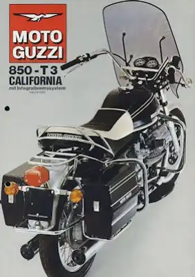 Moto Guzzi 850 - T 3 California Prospekt ca. 1976