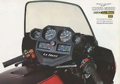 Moto Guzzi 850 Le Mans II Prospekt ca. 1978