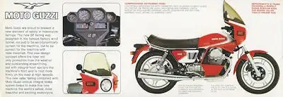 Moto Guzzi 1000 SP Prospekt ca. 1981