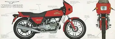 Moto Guzzi V 35 Imola Prospekt ca. 1984