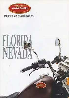 Moto Guzzi Florida + Nevada Prospekt ca. 1989