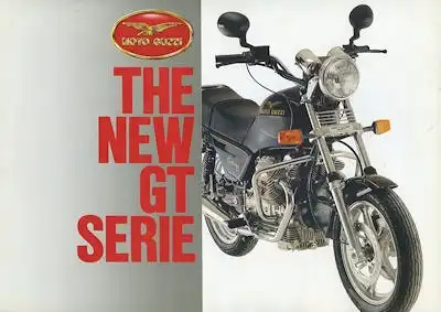 Moto Guzzi GT-Modelle Prospekt 12.1991
