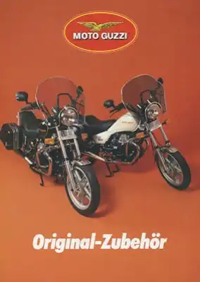 Moto Guzzi Zubehör Prospekt ca. 1985