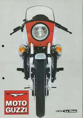 Moto Guzzi 850 Le Mans Prospekt ca. 1976