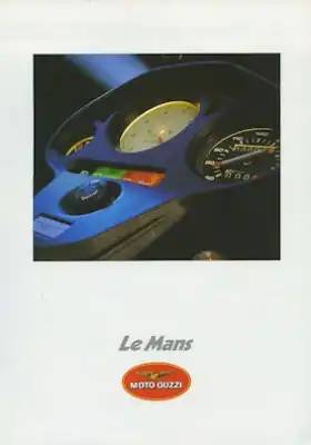 Moto Guzzi Le Mans Prospekt ca. 1987