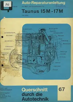 Ford Taunus 15 / 17 M P 3 Reparaturanleitung ab 1961