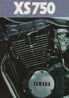 Yamaha XS 750 Prospekt 1977