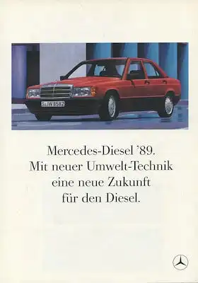 Mercedes-Benz Diesel Prospekt 2.1989