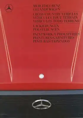 Mercedes-Benz G Klasse Farben 1.1988
