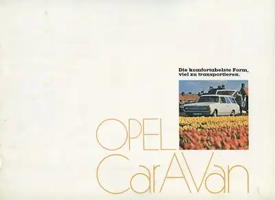 Opel Kadett / Rekord CarAVan Prospekt 9.1968