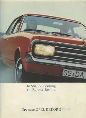 Opel Rekord C Prospekt 8.1966