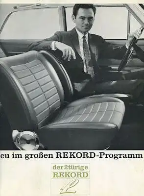 Opel Rekord B 2-Türer Prospekt 3.1966