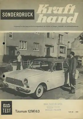 Ford Taunus 12 M P 4 Test 1963