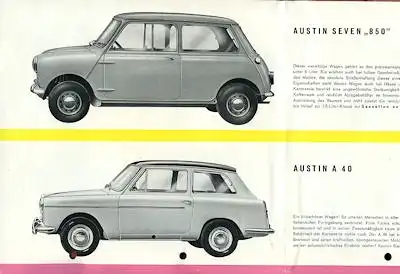 Austin Programm ca. 1960