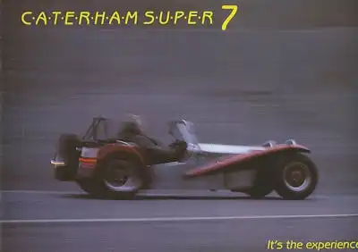 Caterham Super 7 Prospekt 1987
