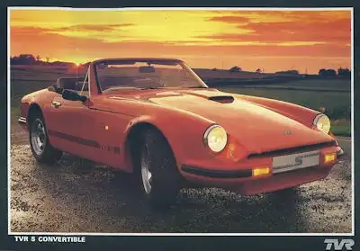 TVR 3000 S Convertible Prospekt ca. 1979