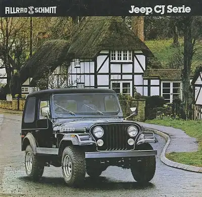 Jeep CJ Serie Prospekt 1980er Jahre