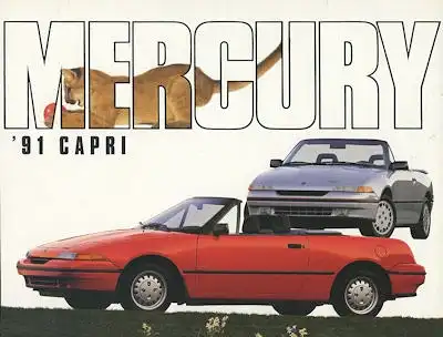 Mercury Capri Prospekt 1991