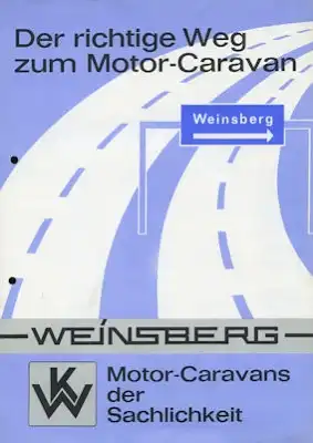 Weinsberg Motor-Caravan Prospekt 1981