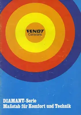 Fendt Diamant Wohnwagen Prospekt 1.1973