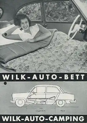 Wilk Auto Camping Programm ca. 1955