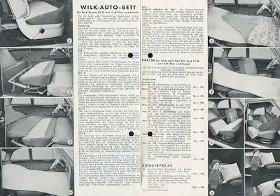 Wilk Auto Camping Programm ca. 1955
