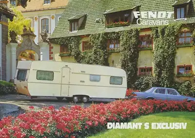 Fendt Diamant S Exclusive Wohnwagen Prospekt 9.1975