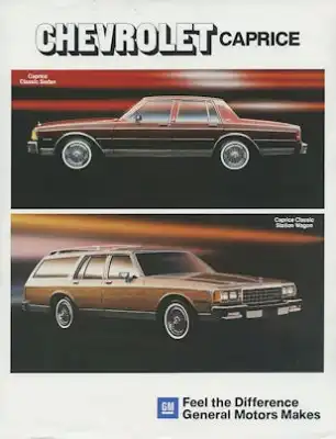 Chevrolet Caprice Prospekt 1984