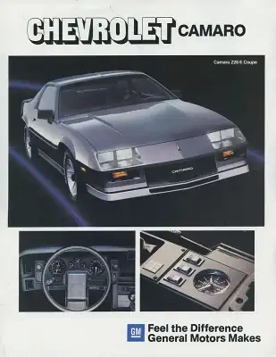 Chevrolet Camaro Z 28-E Prospekt 1984