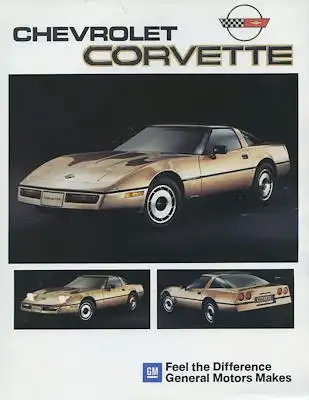 Chevrolet Corvette Prospekt 1984