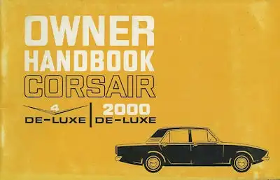 Ford Corsair Bedienungsanleitung 3.1967