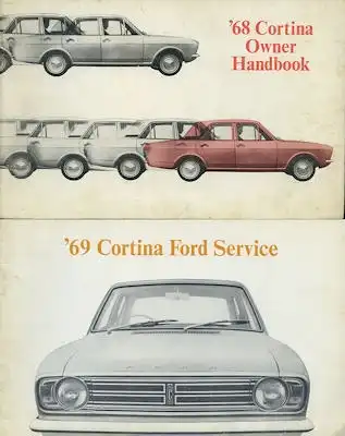 Ford Cortina Bedienungsanleitung 10.1967 + Service 1969