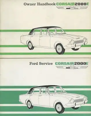 Ford Corsair Bedienungsanleitung + Service 8.1968