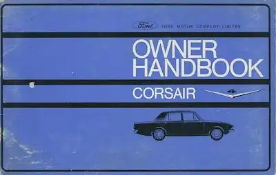 Ford Corsair Bedienungsanleitung 9.1965