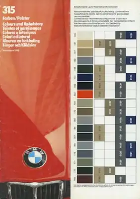 BMW 315 Farben 1983