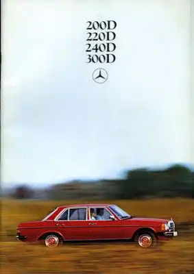 Mercedes-Benz 200-300 D Prospekt 1.1979
